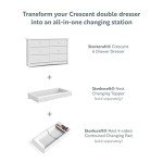 Storkcraft Crescent 6-Drawer Kids Dresser - White
