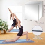 Self-Adhesive Acrylic Mirror Tiles - 4 Pack
