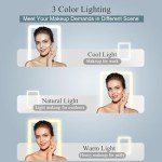 Portable LED Makeup Mirror with Touch Screen