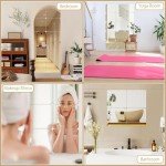 Self-Adhesive Acrylic Mirror Tiles - 4 Pack