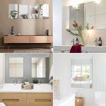 Self-Adhesive Acrylic Mirror Tiles - 4 Pack