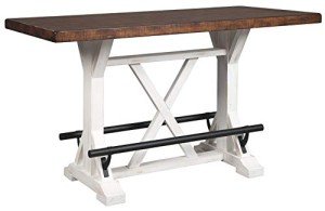 Valebeck Rustic Farmhouse 36" Counter Height Table