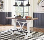 Valebeck Rustic Farmhouse 36" Counter Height Table