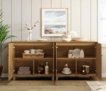 Modern 70.8" Wooden Sideboard Buffet Cabinet