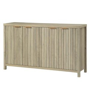 Oxford Fluted Storage Cabinet with Adjustable Shelves