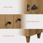 Modern 70.8" Wooden Sideboard Buffet Cabinet