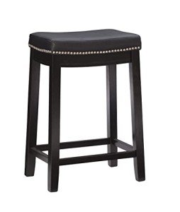 Black Linon Claridge 26" Counter Stool