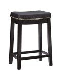 Black Linon Claridge 26" Counter Stool