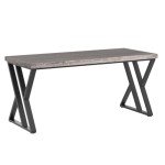Tribesigns 55" Modern Z-Leg Computer Desk