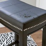 Black Linon Claridge 26" Counter Stool