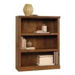 Sauder 3-Shelf Bookcase in Oiled Oak
