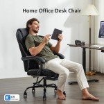 Ergonomic Big and Tall Office Chair with Footrest
