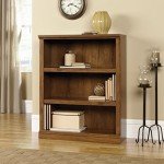 Sauder 3-Shelf Bookcase in Oiled Oak