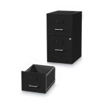 Alera Soho 2-Drawer Vertical File Cabinet - Black