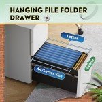 DEVAISE Slim Vertical File Cabinet with 3 Drawers