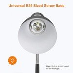 LEPOWER Adjustable Metal Desk Lamp in Matte Black