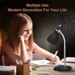 LEPOWER Adjustable Metal Desk Lamp in Matte Black