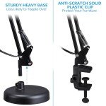 Adjustable Clamp Metal Desk Lamp for Home Office
