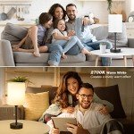 Versatile Bedside Table Lamp with USB Ports