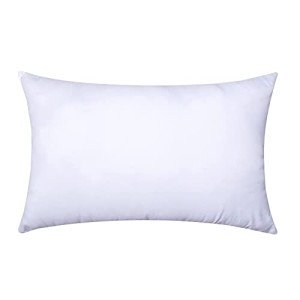 MIULEE Decorative Throw Pillow Insert 12x20 Inch