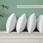 MIULEE Decorative Throw Pillow Insert 12x20 Inch