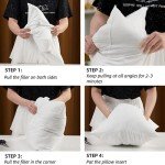 MIULEE Decorative Throw Pillow Insert 12x20 Inch