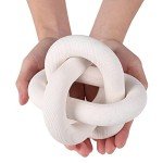 Boho Wooden Knot Chain Link Decor - Set of 3