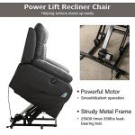 CANMOV Power Lift Recliner Chair with Massage & Heat