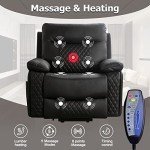 CANMOV Power Lift Recliner Chair with Massage & Heat