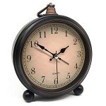 Retro Silent Alarm Clock with Night Light