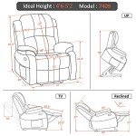 MCombo Power Lift Recliner with Massage and Heat