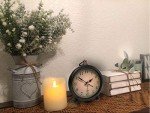 Retro Silent Alarm Clock with Night Light