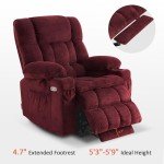 MCombo Dual Motor Power Lift Recliner Chair with Massage