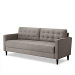ZINUS Benton Sofa with Tufted Cushions - Grey