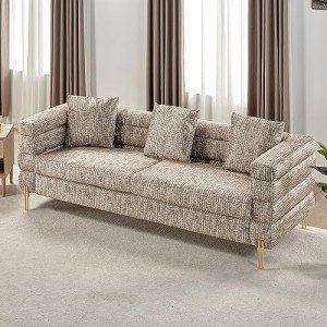 AMERLIFE Oversized Modern 3-Seat Sofa Couch