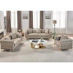 AMERLIFE Oversized Modern 3-Seat Sofa Couch
