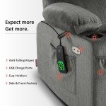 MCombo Dual Motor Lift Recliner Chair with Massage