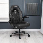 Ergonomic Gaming Chair with Lumbar Support - Black