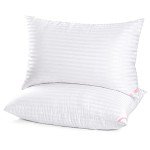 Queen Size Soft Bed Pillows for Comfort - 2 Pack