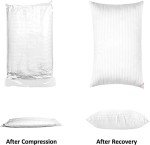 Queen Size Soft Bed Pillows for Comfort - 2 Pack