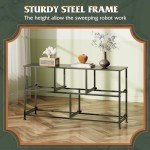 5-Drawer Fabric Dresser in Charcoal Black