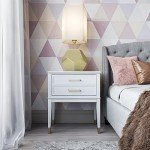 CosmoLiving Westerleigh White End Table