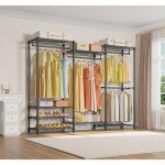 Heavy Duty Portable Closet with Adjustable Shelves