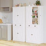 Ironck Freestanding Kitchen Pantry Storage Cabinet