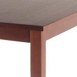 Winsome Wood Groveland Walnut Dining Table