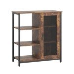 LVSOMT Mini Coffee Bar Cabinet & Storage Table