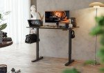 Claiks Adjustable Electric Standing Desk - Black 48x24