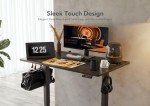 Claiks Adjustable Electric Standing Desk - Black 48x24