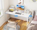 Casaottima 54" Modern Computer Desk with Headphone Hooks