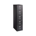 5-Drawer Vertical File Cabinet in Black